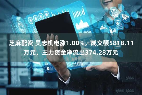 芝麻配资 昊志机电涨1.00%，成交额5818.11万元，主力资金净流出374.28万元