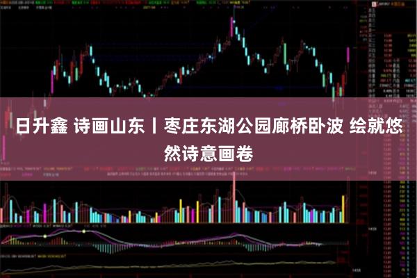 日升鑫 诗画山东丨枣庄东湖公园廊桥卧波 绘就悠然诗意画卷