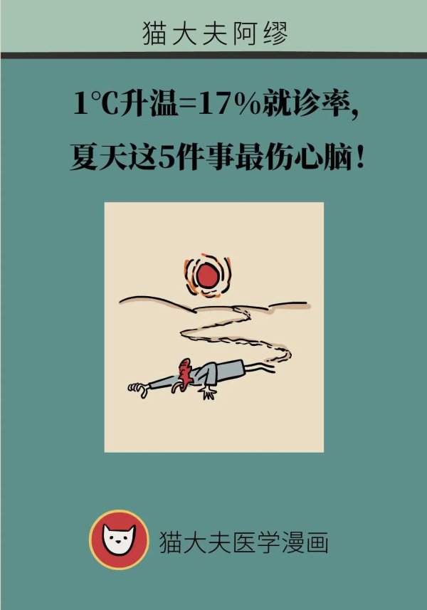 日赢配资 全家必知的夏季保命指南！1℃升温=17%就诊率，这5件事最伤心脑